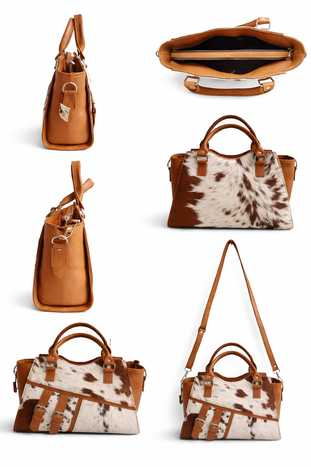 Same Design · Unique Hair-On Leather Pattern